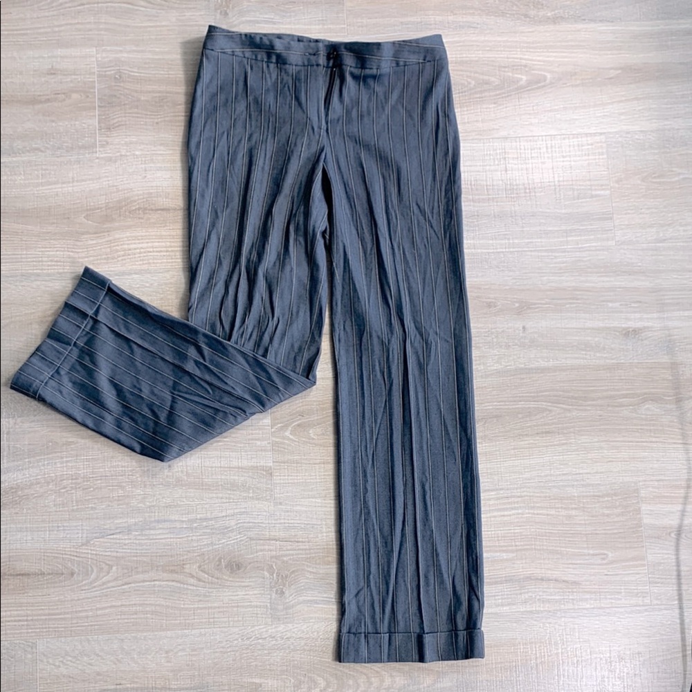 Women’s Gray Pinstripe Pants